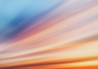 Motion blur sunset