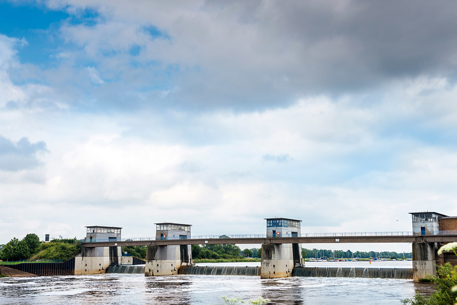 The Langwedel hydropower plant