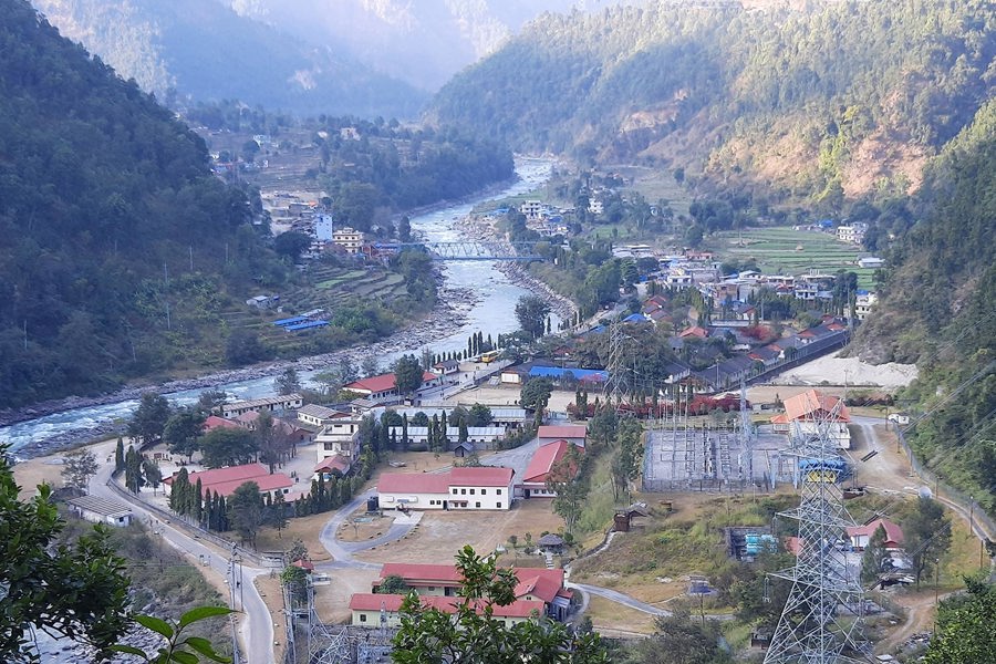 The Khimti hydropower plant 