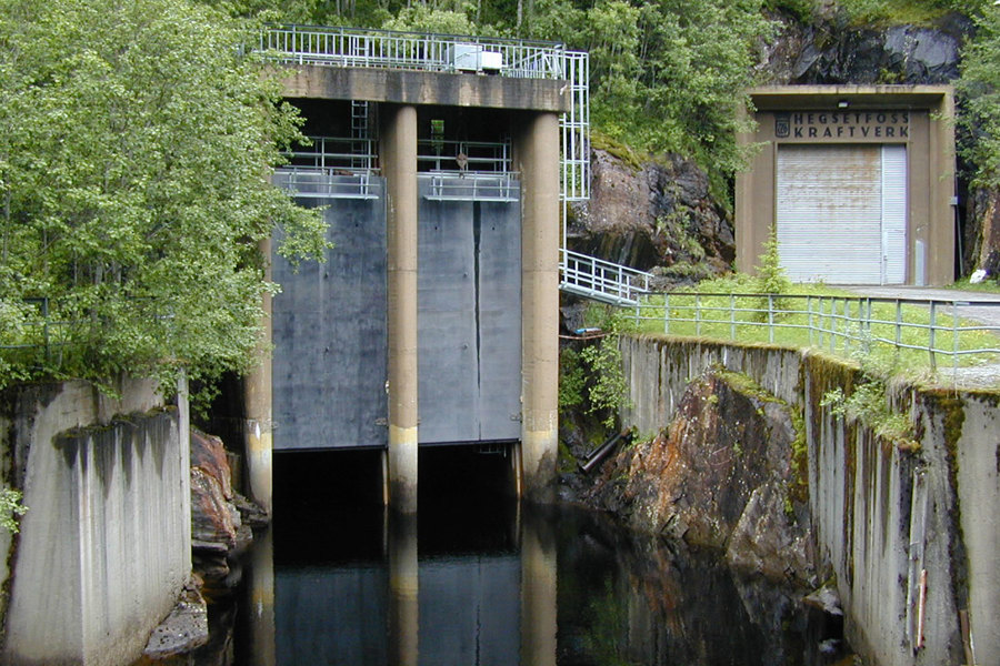 Hegsetfoss power plant.
