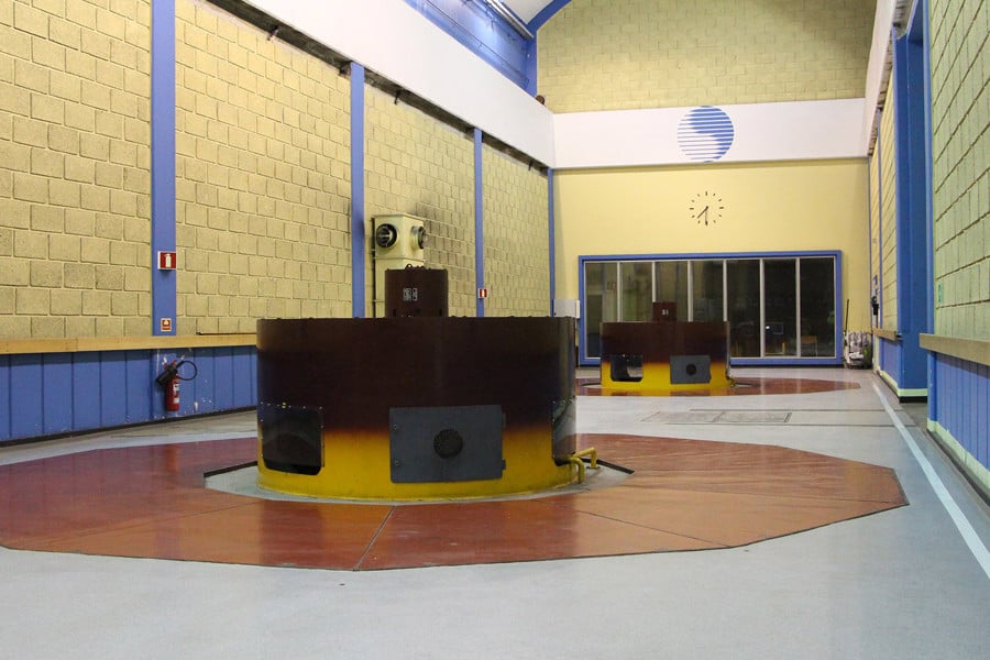 Generators in Straumso machine hall.