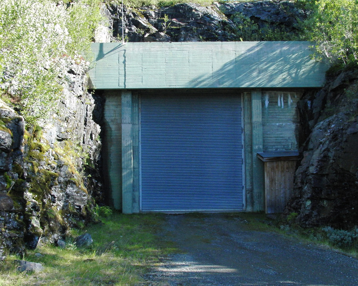 Entrance to Vessingfoss power plant.