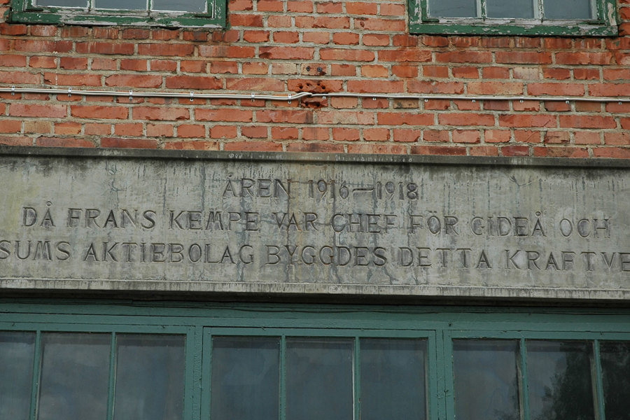 Gideåbacka hydropower plant