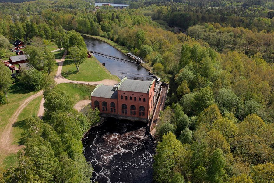 Knäred nedre hydropower plant