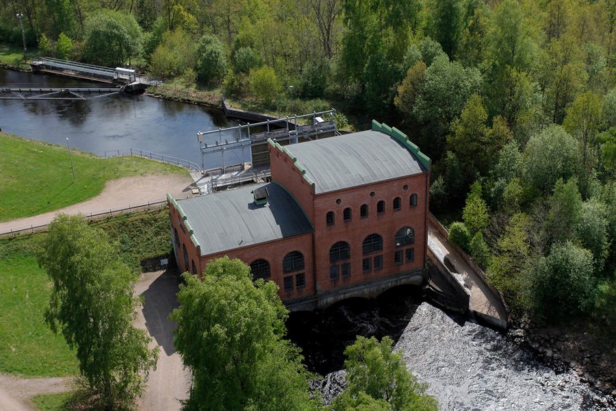Knäred nedre hydropower plant