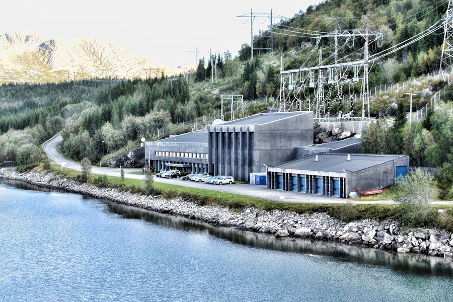 Building at Kobbelv power plant