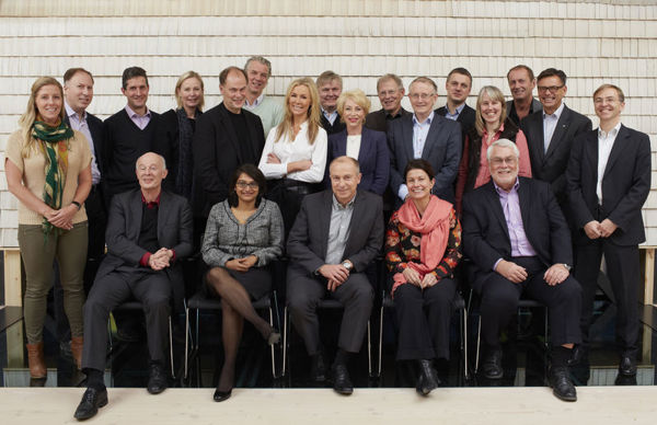 Group photo from Statkraft's Climate Roundtabl at Vang g&aring;r, Norway, in 2014.