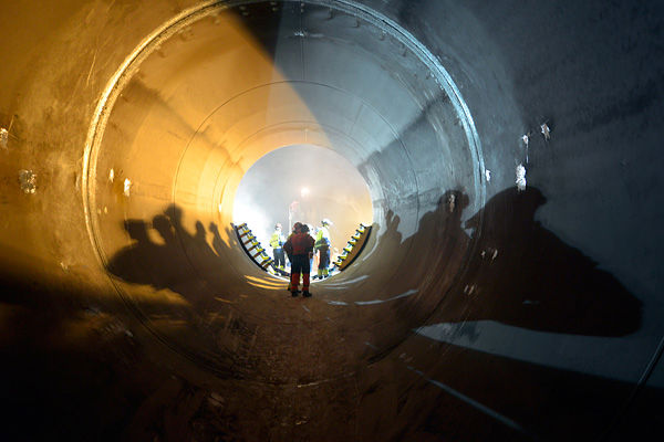 Pressure pipe at Nedre R&oslash;ss&aring;ga power plant