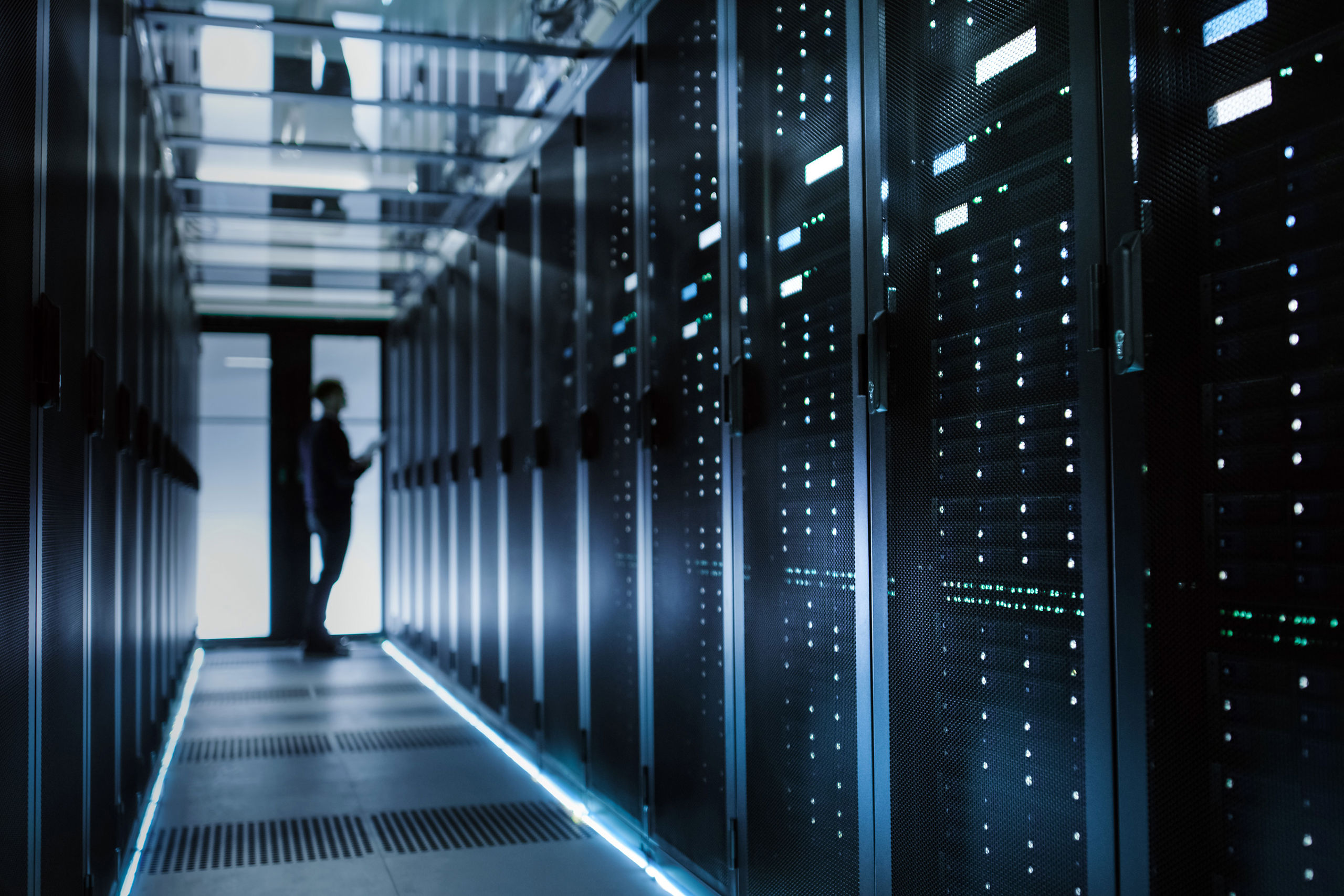 Inside a data centre