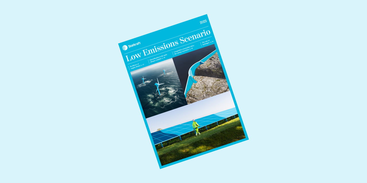 Cover of the Low emissions scenario report