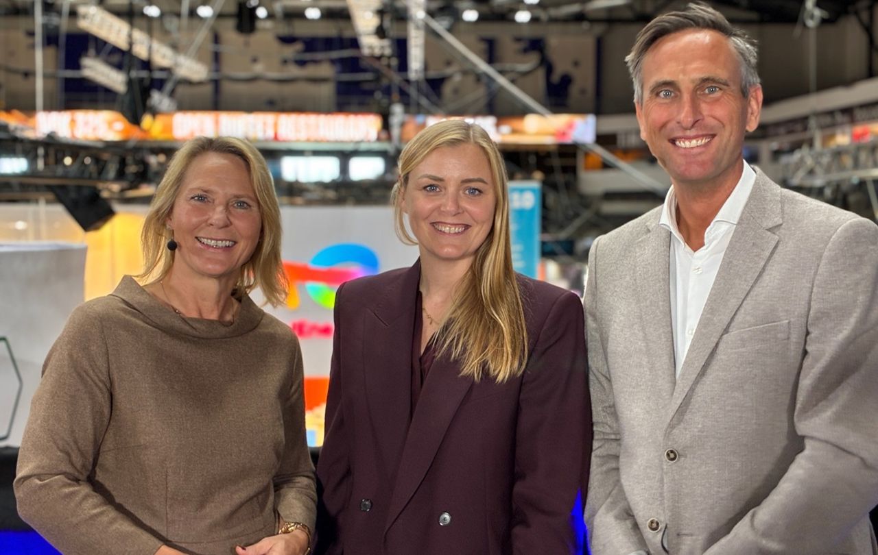 Caption: L-R: Barbara Flesche (EVP Europe at Statkraft), Tina Bru (Moderator and former Norwegian Energy Minister), Dave Jones (Ember Co-founder). 