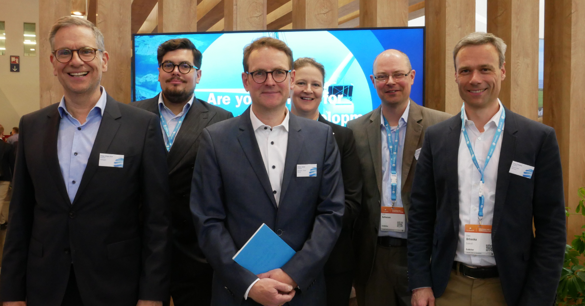 Group of Statkraft emplyees at E-World trade fair 2023