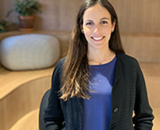 Woman smiling