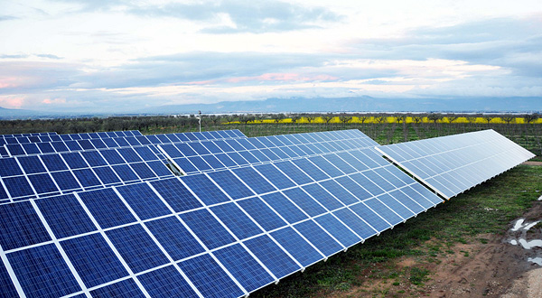 Solar park in Italy