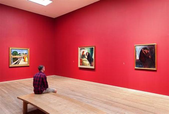 Munch exhibit in London